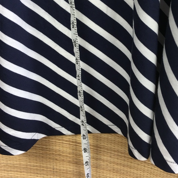 BODEN Marcia Stripe Jersey Shirt Dress, Navy /Ivory Size 10P - Picture 12 of 15